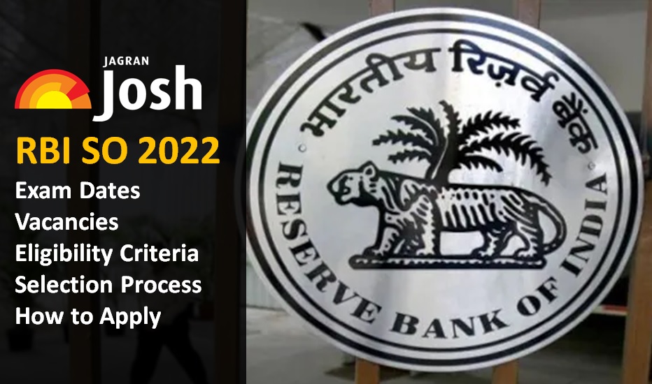 RBI SO 2022 Exam Dates, Vacancies How to Apply Selection Process Eligibility